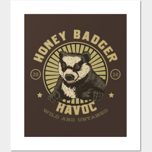 Honey badger Posters and Art